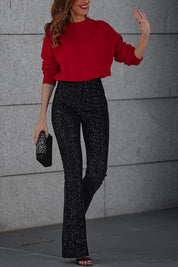 Veloura – Sequin Flare Pants