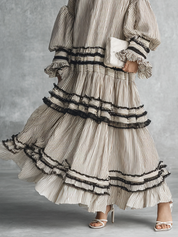 Bohemira - Women’s Boho Tiered Maxi Dress