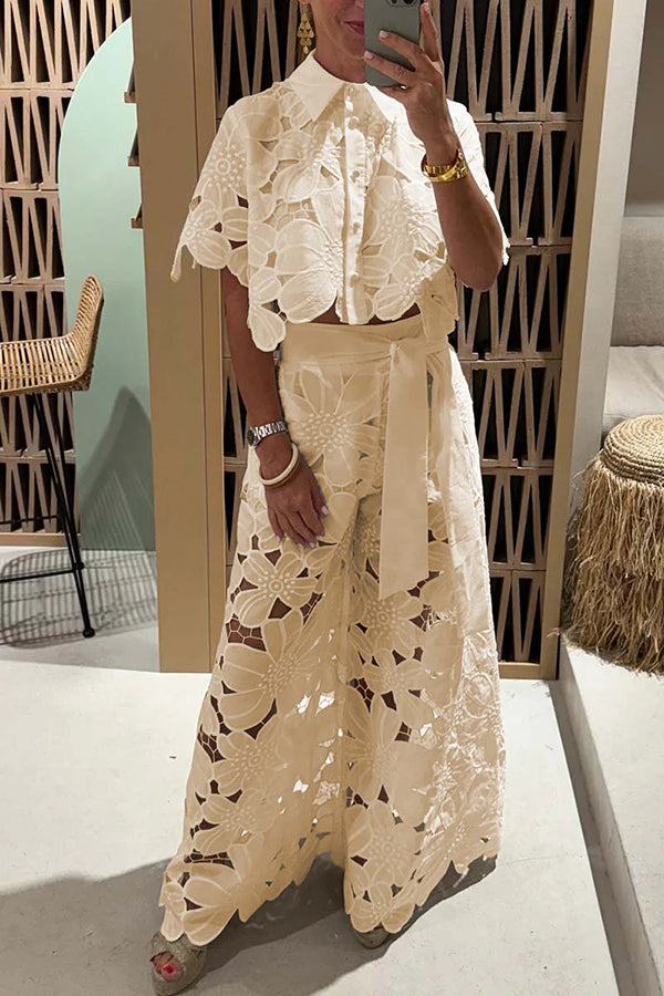 Samantha | Elegant Lace Set - Beautiful Two-Piece Outfit