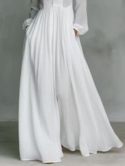 Elowara | Cotton Linen Patchwork Maxi Dress