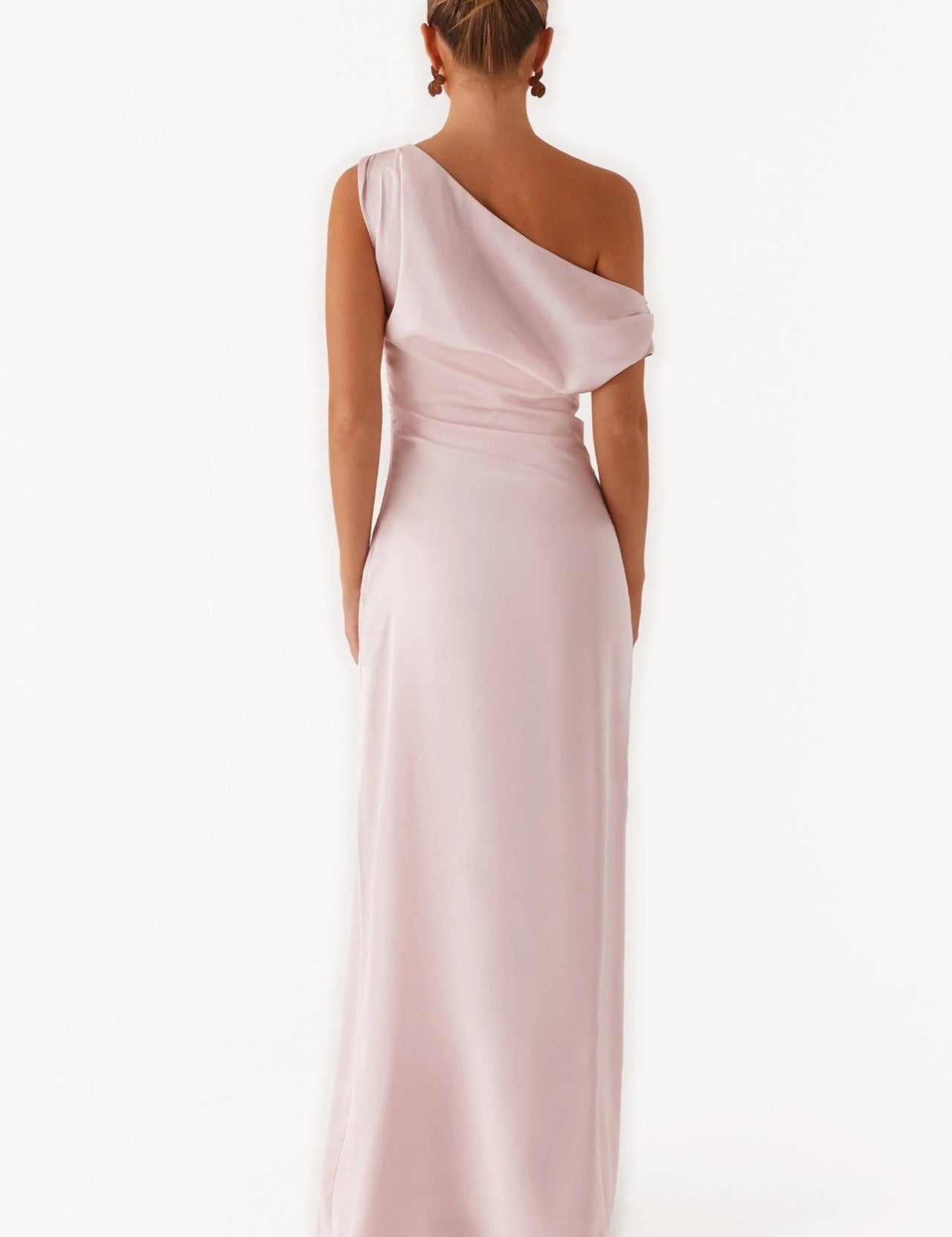 Elarisse – Women’s One-Shoulder High Waist Maxi Dress