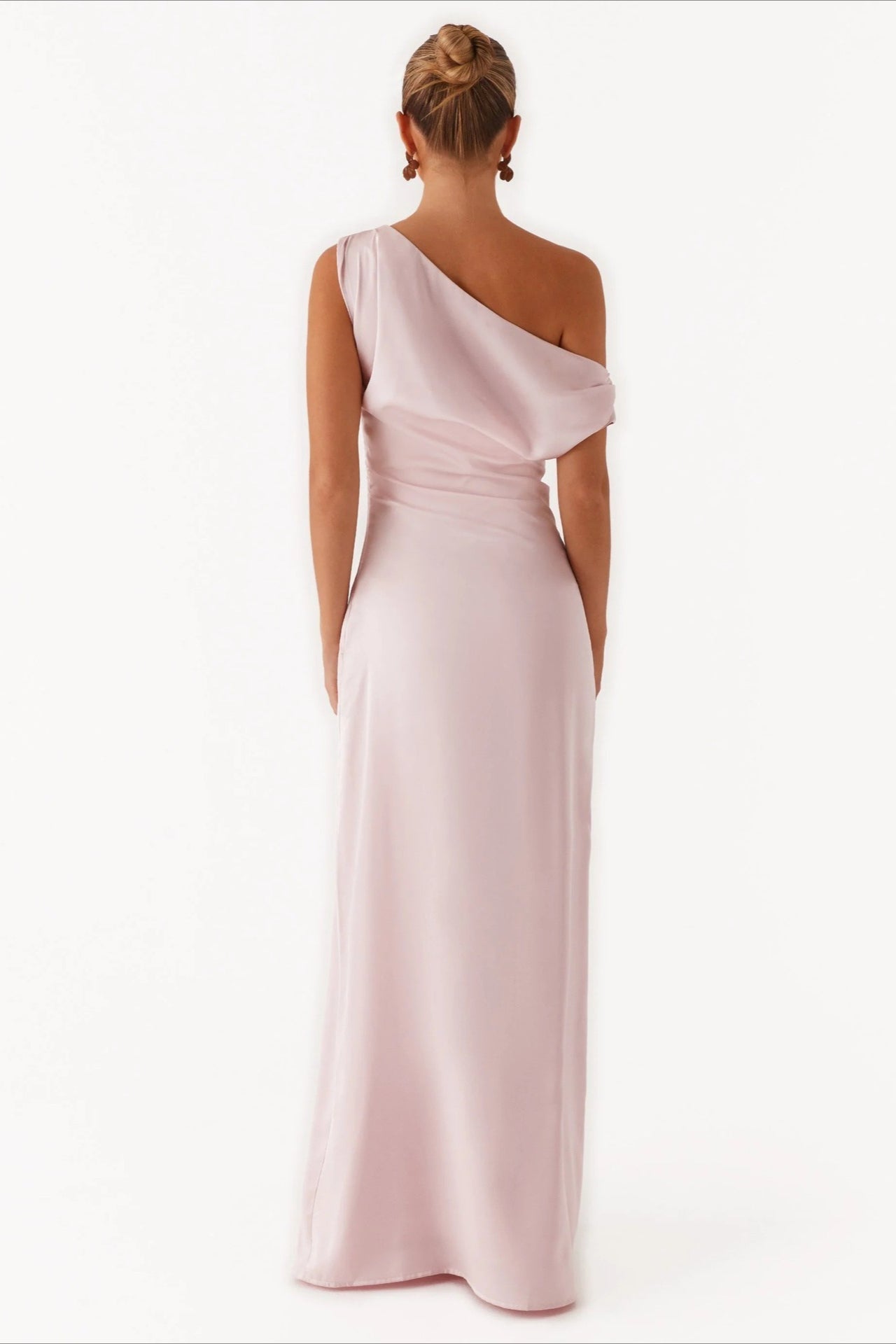 Elarisse – Women’s One-Shoulder High Waist Maxi Dress