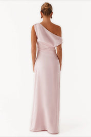Elarisse – Women’s One-Shoulder High Waist Maxi Dress