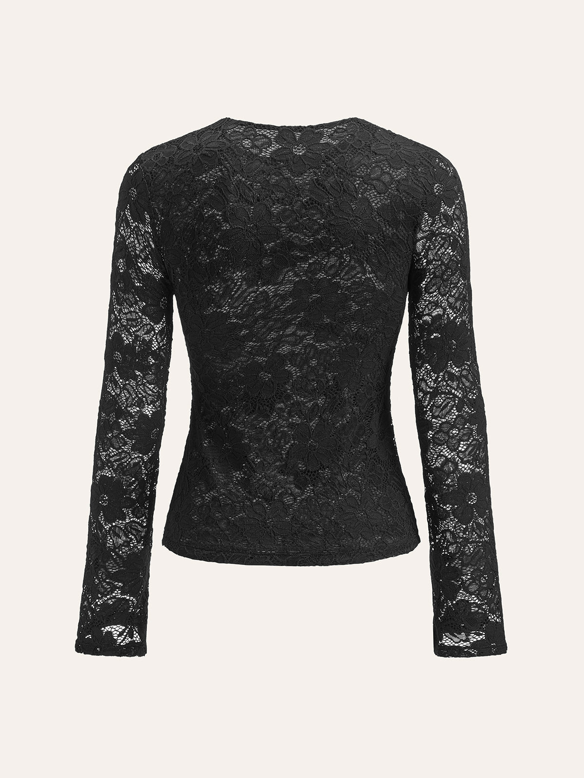 Velisse | Women’s Floral Lace Long Sleeve Top
