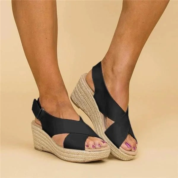 Clarisse | Orthopedic Espadrille Wedge Sandals