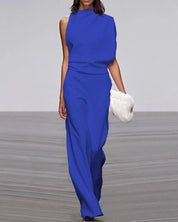 Averia | Women’s Sleeveless Wide Leg Formal Jumpsuit