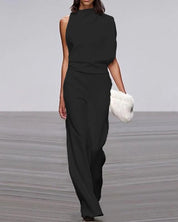 Averia | Women’s Sleeveless Wide Leg Formal Jumpsuit