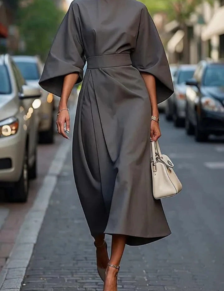 Elvaria | Women’s Wide Sleeve Midi Dress