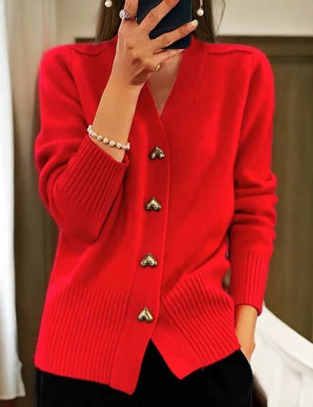 Celestia | Women’s Button Front Knit Cardigan