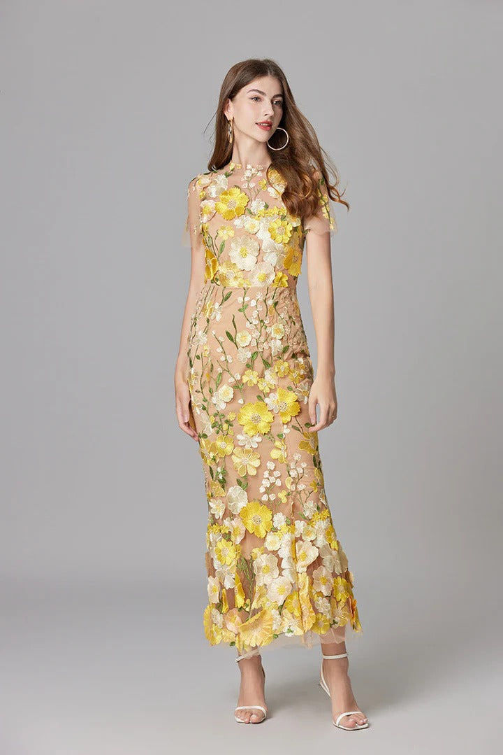 Seraphine | Women’s Sleeveless Floral Midi Dress