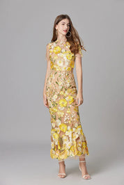 Seraphine | Women’s Sleeveless Floral Midi Dress