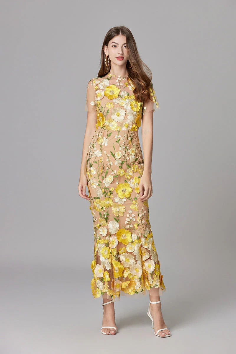 Seraphine | Women’s Sleeveless Floral Midi Dress