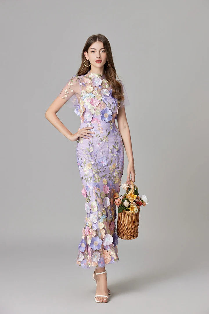 Seraphine | Women’s Sleeveless Floral Midi Dress