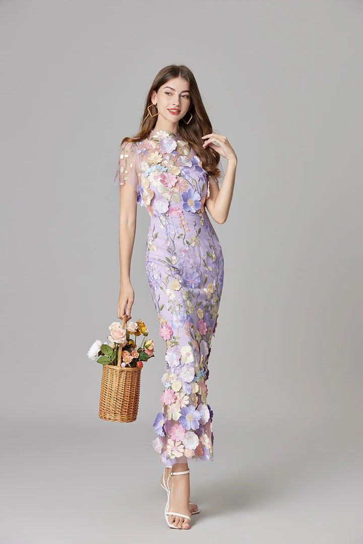Seraphine | Women’s Sleeveless Floral Midi Dress