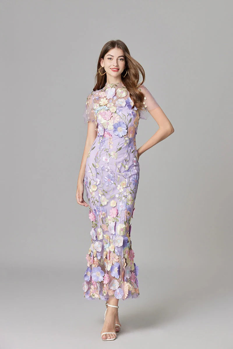 Seraphine | Women’s Sleeveless Floral Midi Dress