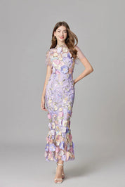 Seraphine | Women’s Sleeveless Floral Midi Dress
