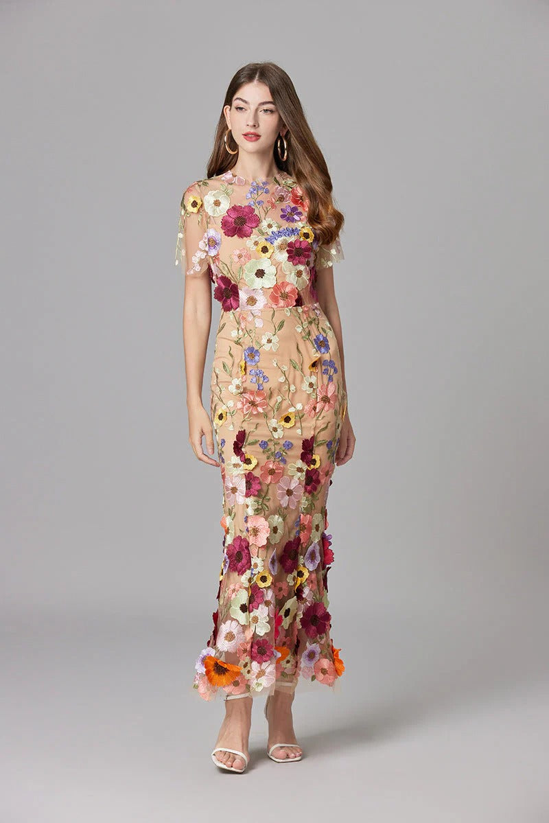 Seraphine | Women’s Sleeveless Floral Midi Dress