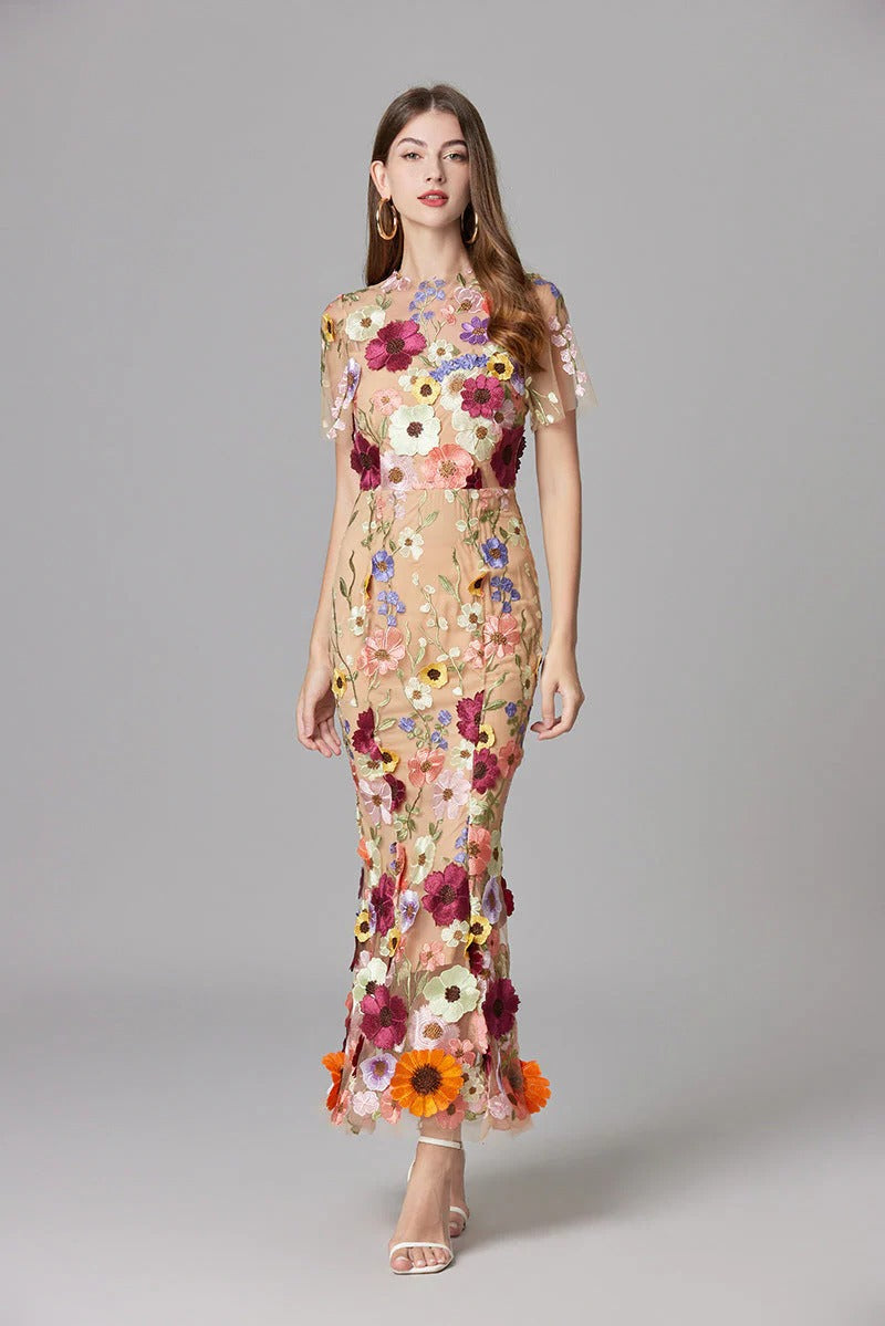 Seraphine | Women’s Sleeveless Floral Midi Dress