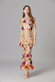 Seraphine | Women’s Sleeveless Floral Midi Dress