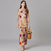 Seraphine | Women’s Sleeveless Floral Midi Dress