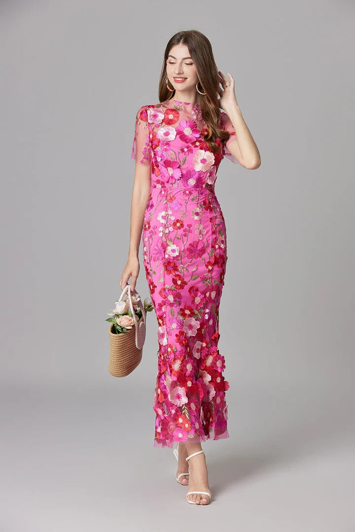 Seraphine | Women’s Sleeveless Floral Midi Dress