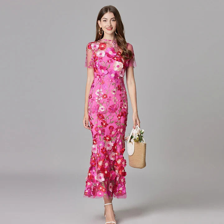 Seraphine | Women’s Sleeveless Floral Midi Dress