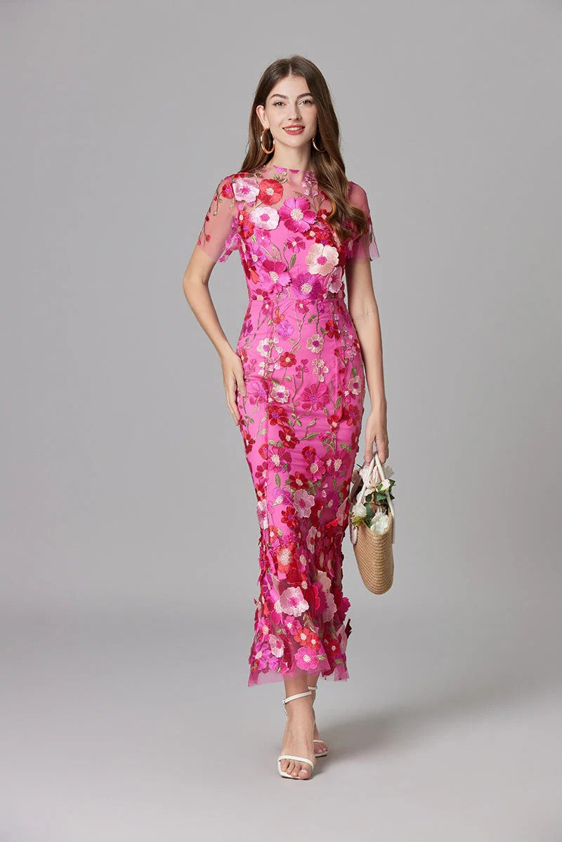 Seraphine | Women’s Sleeveless Floral Midi Dress