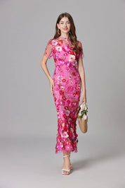 Seraphine | Women’s Sleeveless Floral Midi Dress