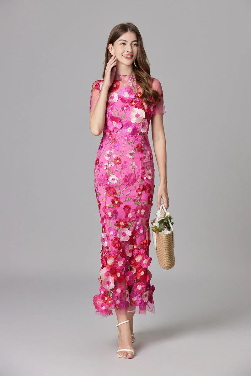 Seraphine | Women’s Sleeveless Floral Midi Dress