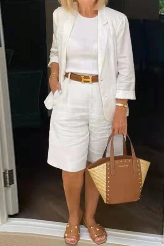 Lotte - women's Shorts And Blazer Set For Women
