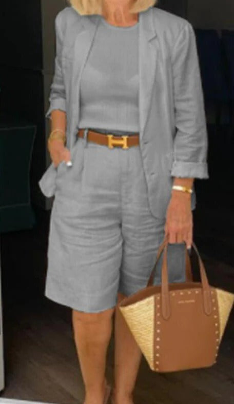 Lotte - women's Shorts And Blazer Set For Women