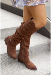 Althea | Women’s Low Heel Ankle Boots with Side Zipper