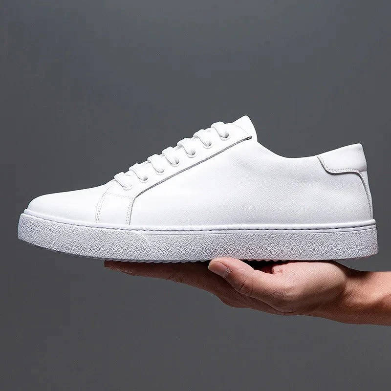 Arvello | Men’s Genuine Leather Low-Top Sneakers