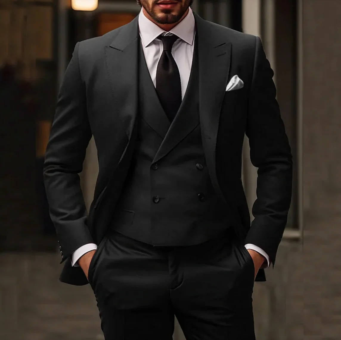 Valerio | Men’s Slim Fit 3 Piece Tuxedo Suit