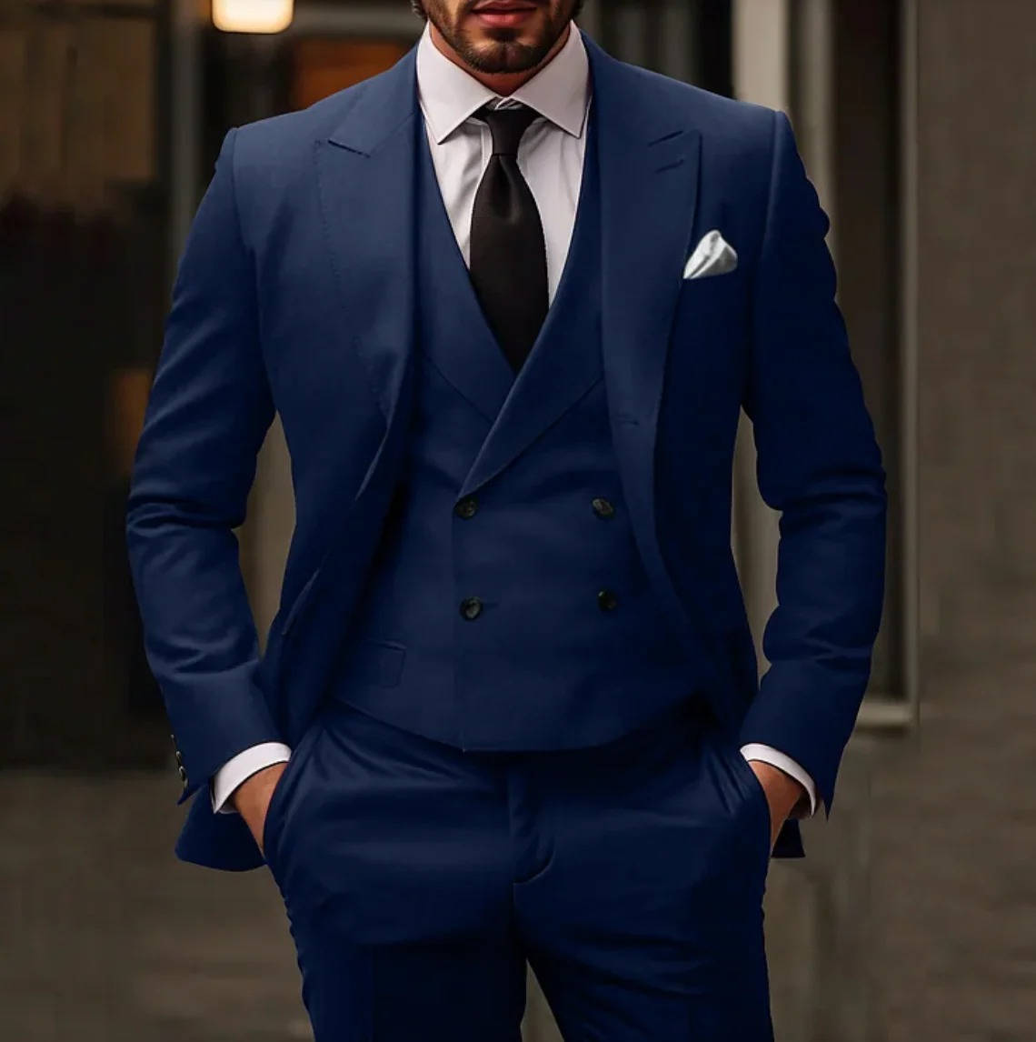 Valerio | Men’s Slim Fit 3 Piece Tuxedo Suit