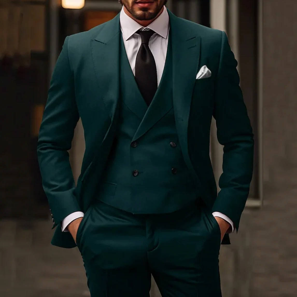 Valerio | Men’s Slim Fit 3 Piece Tuxedo Suit