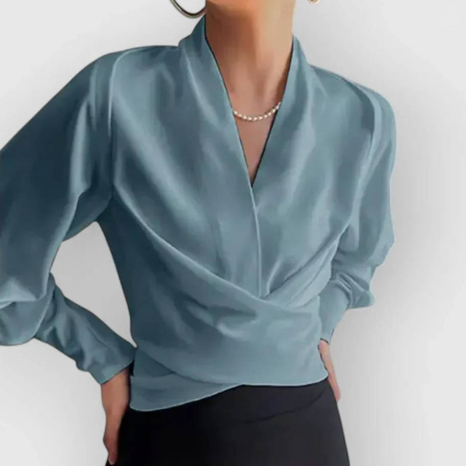 Serelisse | Women’s Silk Long Sleeve Blouse