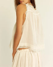 Aveline - Women’s Lace Trim Cotton Set