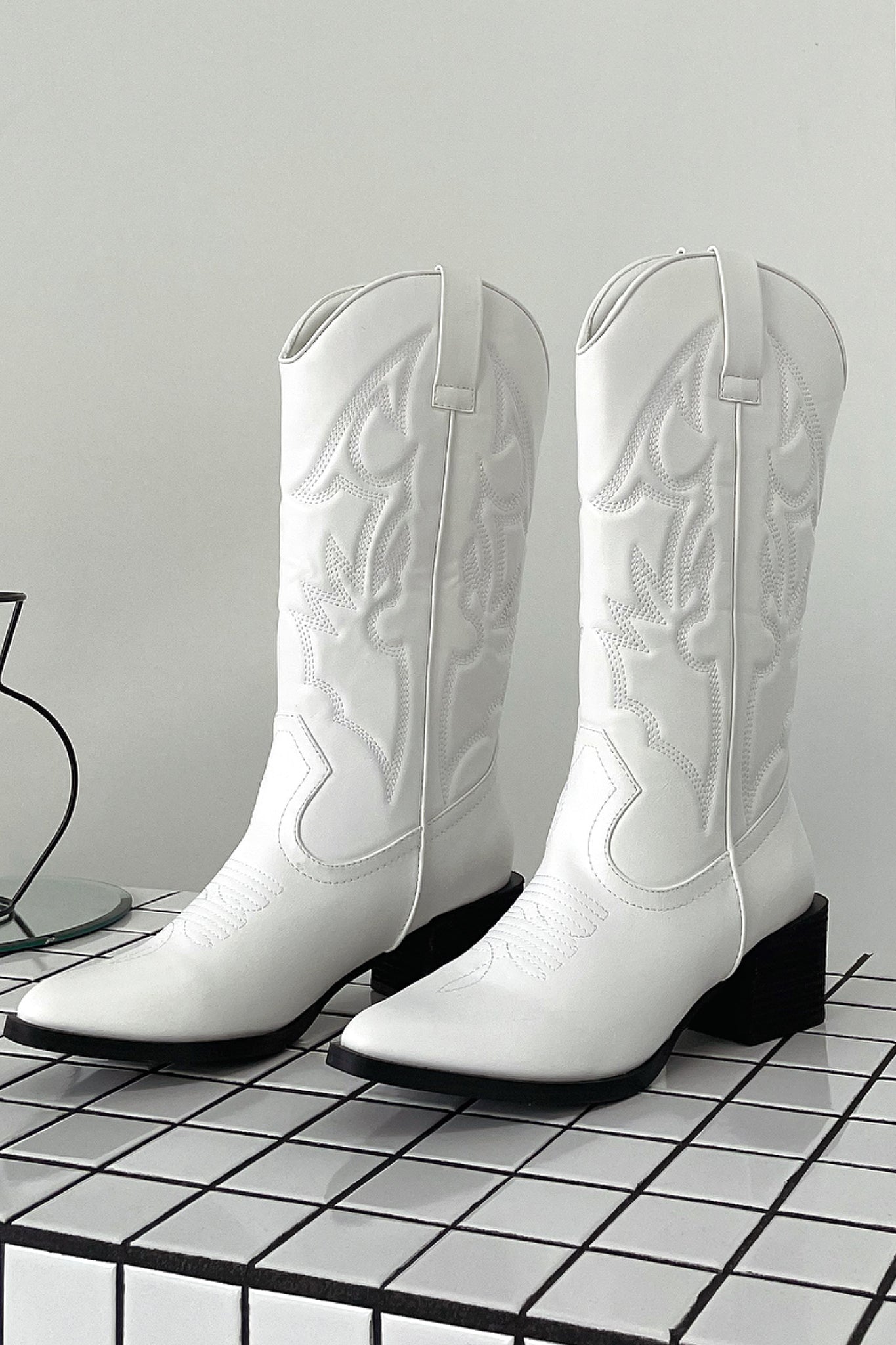 Calyra | Western Pointed Toe Cowboy Boots