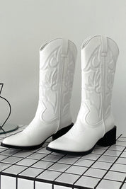 Calyra | Western Pointed Toe Cowboy Boots