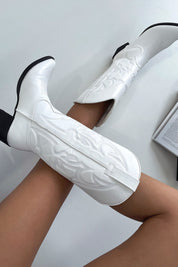 Calyra | Western Pointed Toe Cowboy Boots