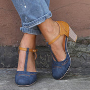 Juniper Terry | Balance Heel Shoes in Timeless Luxe