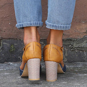 Juniper Terry | Balance Heel Shoes in Timeless Luxe