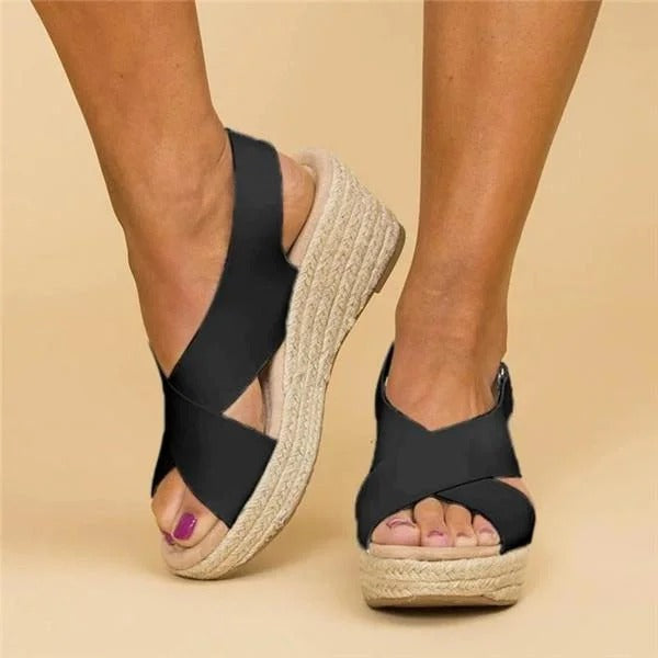 Clarisse | Orthopedic Espadrille Wedge Sandals