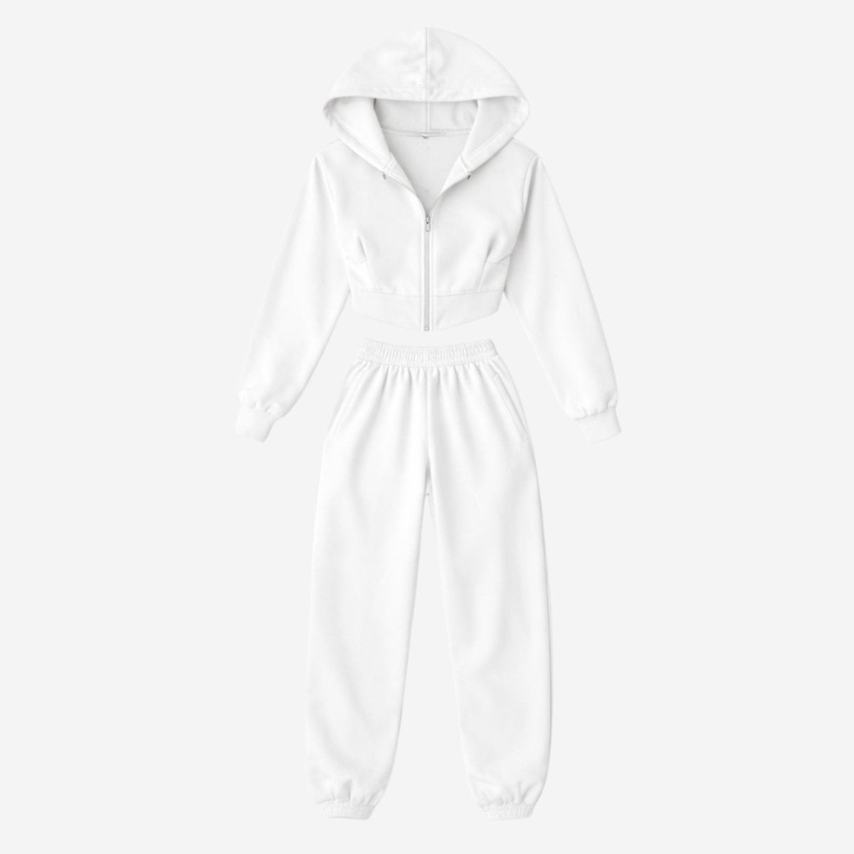 Elara | Women’s Fleece Corset Waist Sweatsuit Set