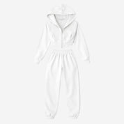 Elara | Women’s Fleece Corset Waist Sweatsuit Set