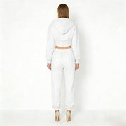Elara | Women’s Fleece Corset Waist Sweatsuit Set
