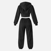 Elara | Women’s Fleece Corset Waist Sweatsuit Set