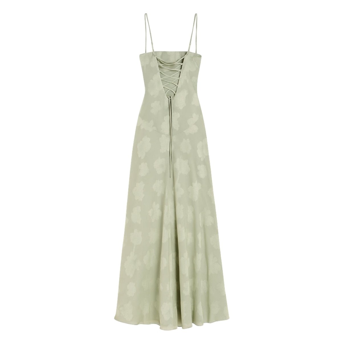 Enchanted | Women’s Floral Jacquard Bustier Maxi Gown