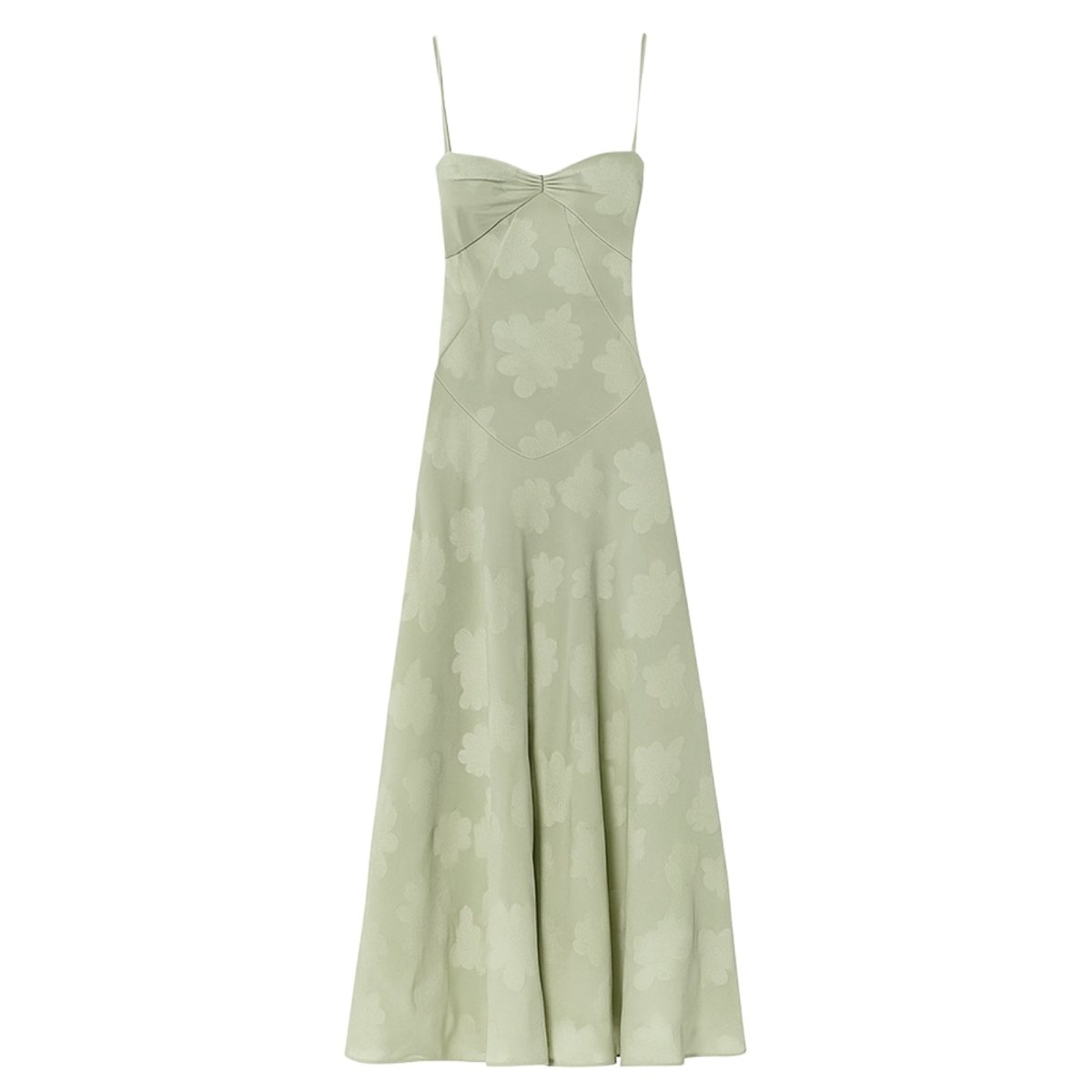 Enchanted | Women’s Floral Jacquard Bustier Maxi Gown
